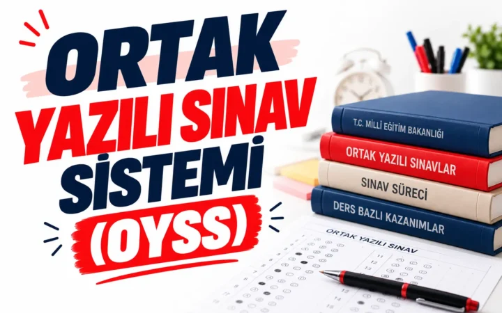Ortak Yazılı Sınav Sistemi (OYSS) Öğrenci, Öğretmen ve Veli Rehberi