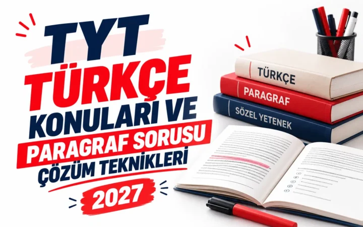 TYT Türkçe Konuları ve Paragraf Sorusu Çözüm Teknikleri 2027