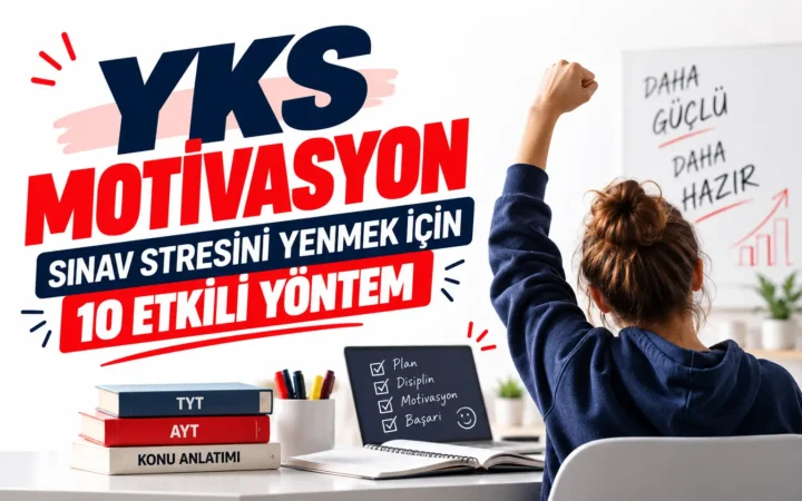 YKS Motivasyon: Sınav Stresini Yenmek İçin 10 Etkili Yöntem